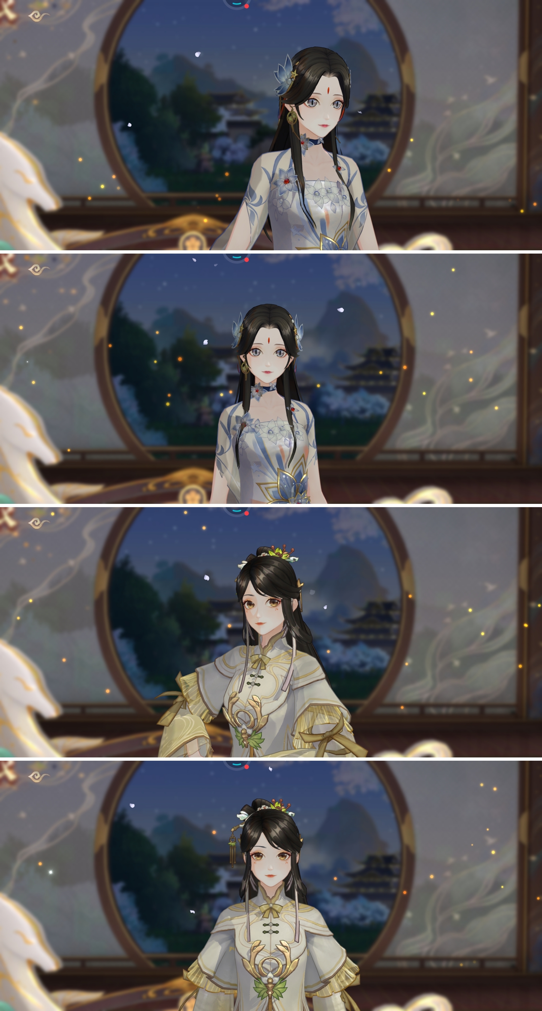 #捏脸#为啥有两张图呢，因为我觉得我家女儿侧脸也很“抗打”哦