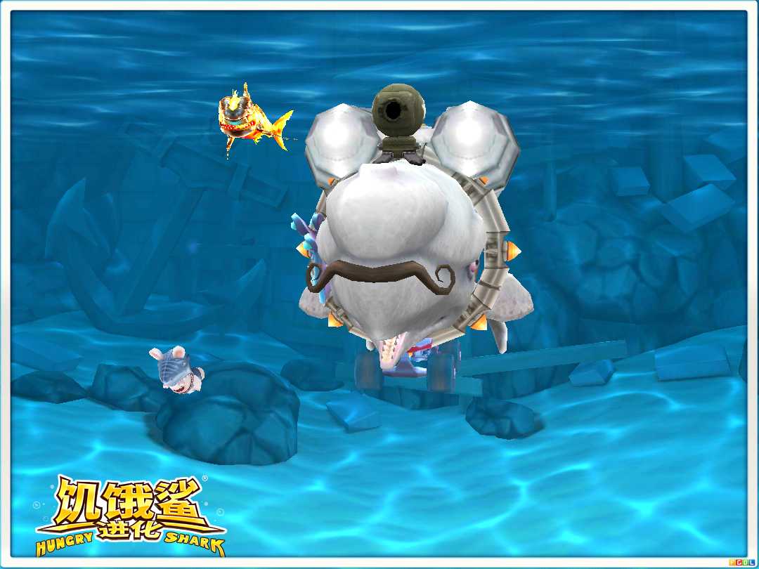 看我大白鲸我没冲钱！自己玩上起来的