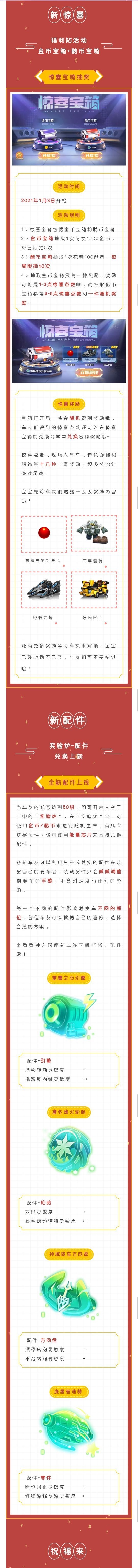 元旦快乐！跑跑全员登录送豪礼，惊喜宝箱等你抽奖！