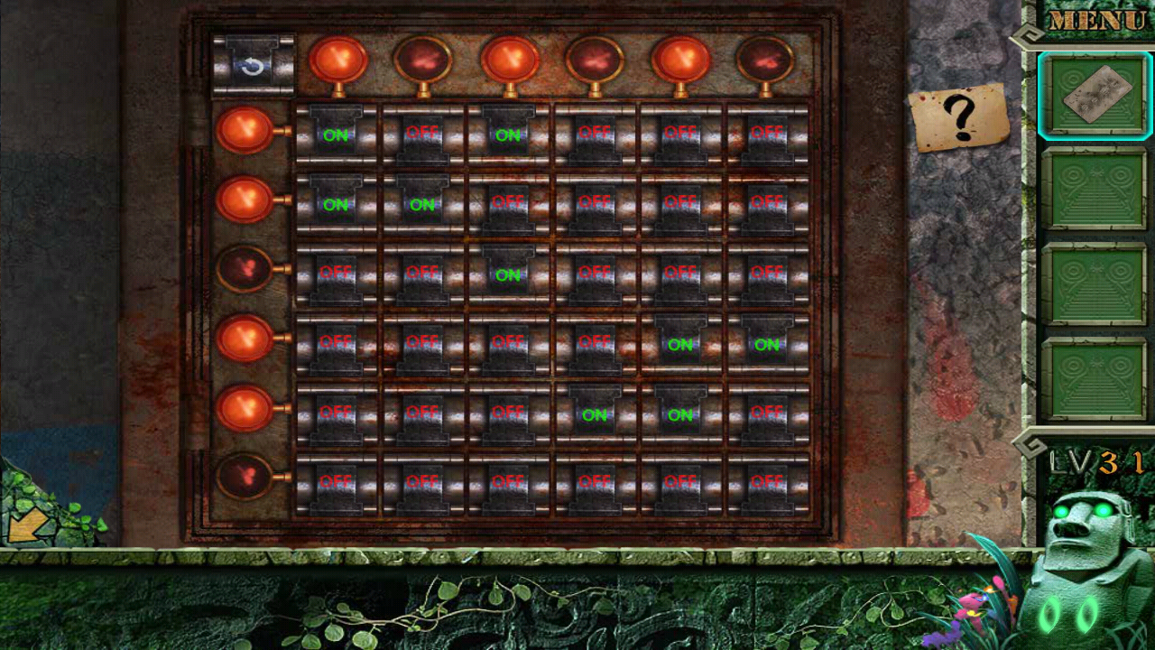 哪位大神知道第31关墙上开关的怎么过