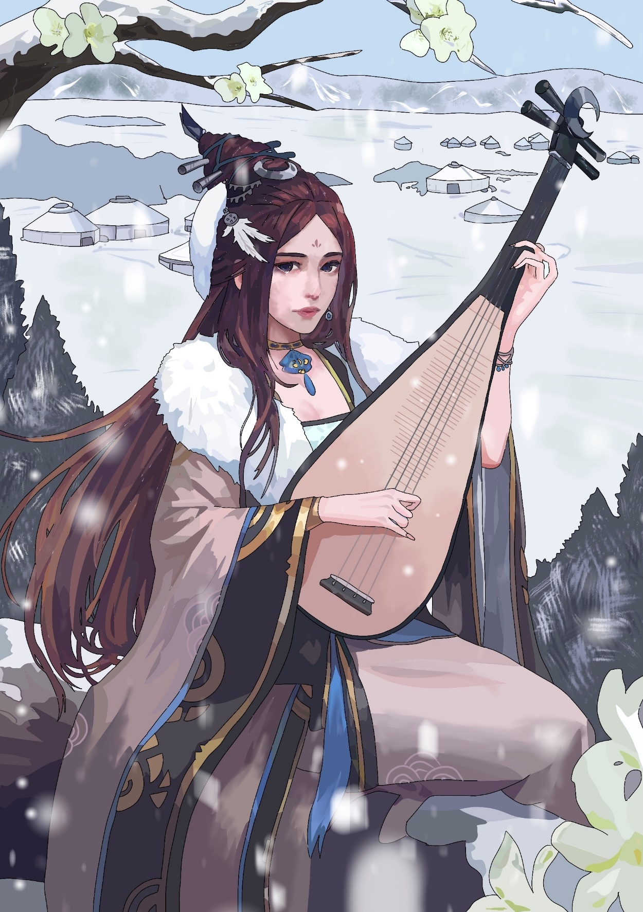 异乡的孤女，蔡文姬动态皮肤