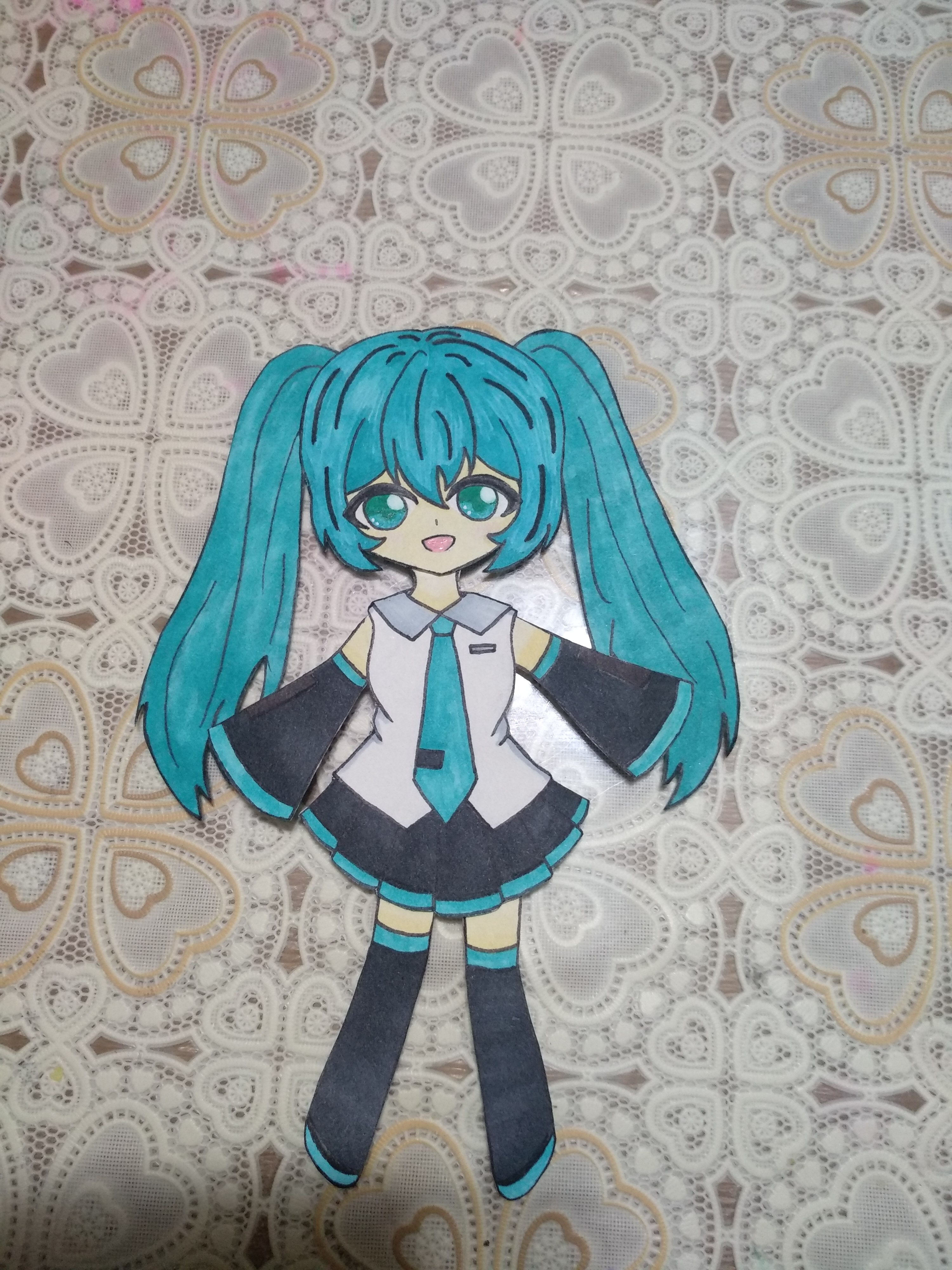昨天没人说要做什么于是又做了个初音眼睛忘做可以睁眼了