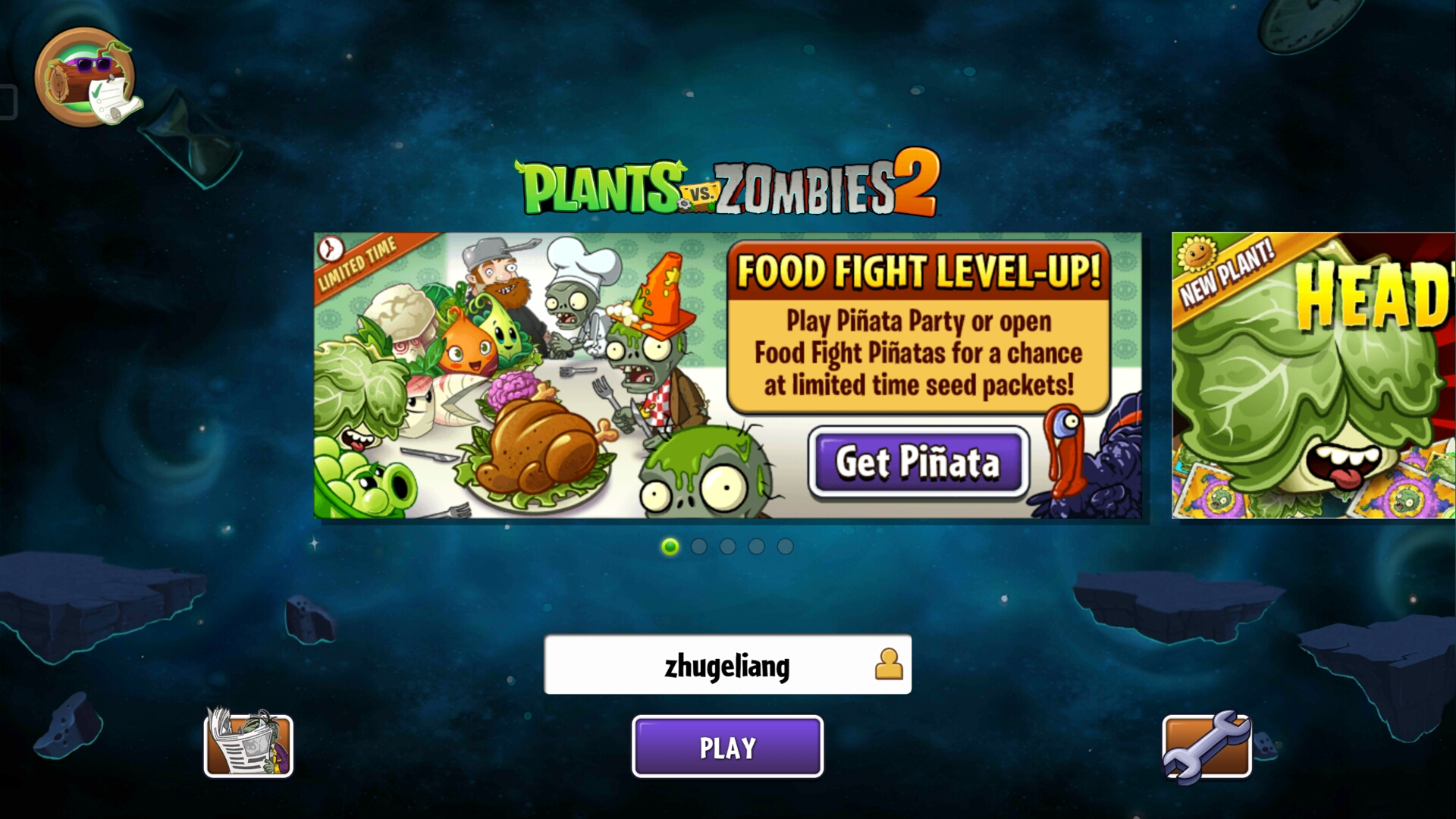 pvz两个不同版本的界面对比 植物大战僵尸2-小米游戏中心