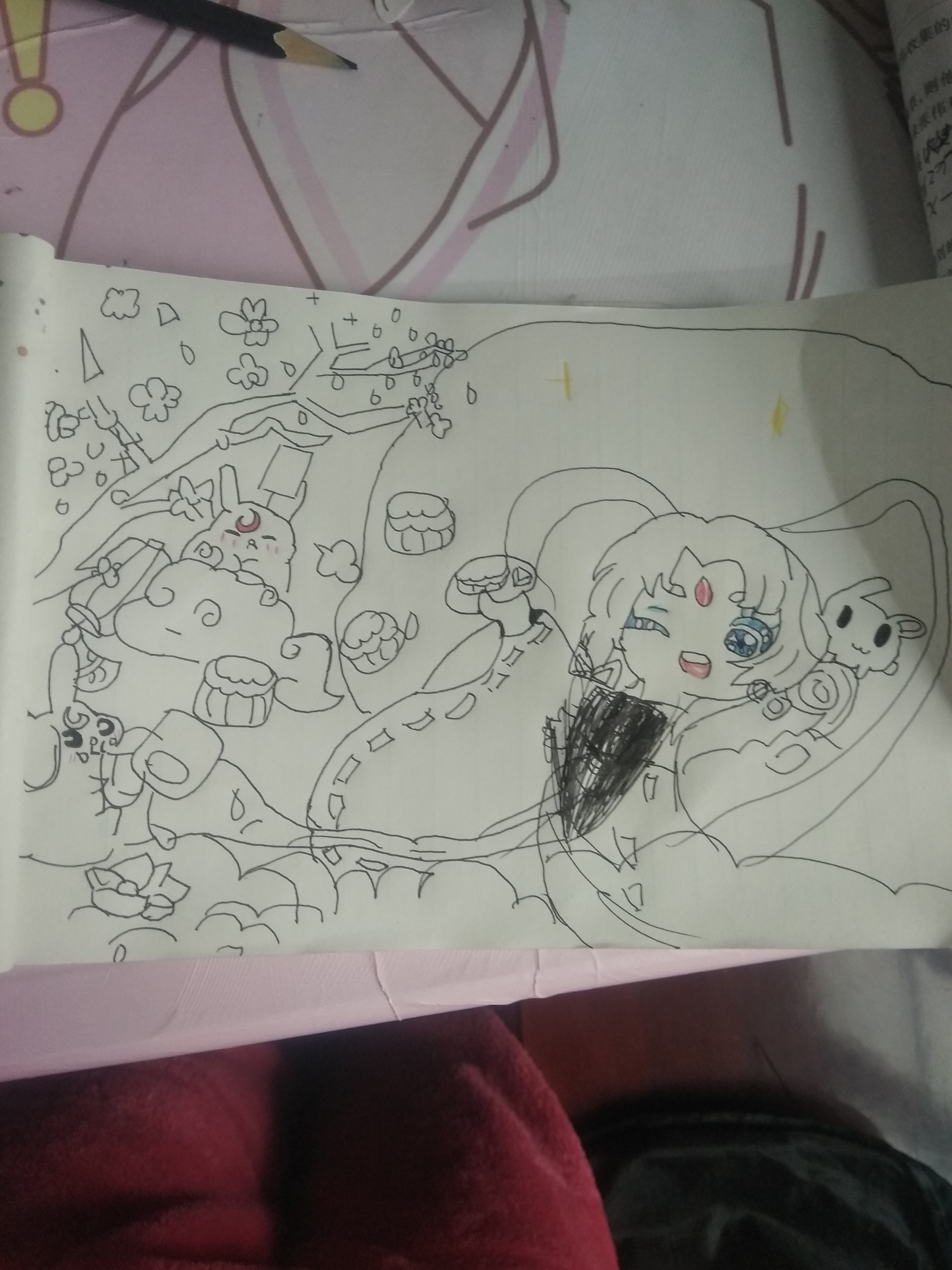画柳仙儿不小心画错了希望能获得皮肤