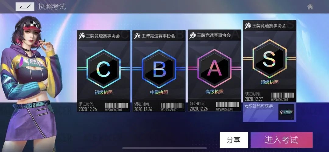 #执照等级#