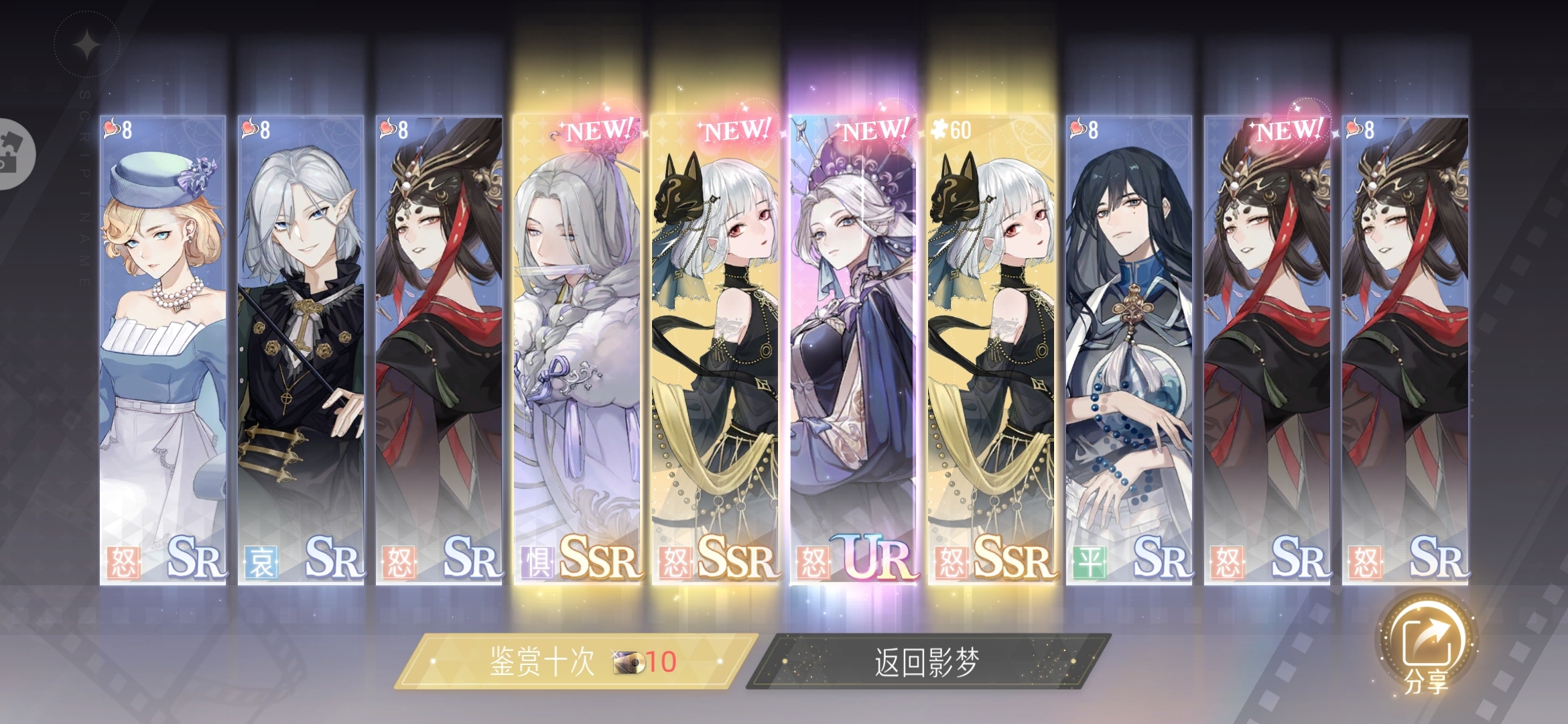 #新年愿望#有凯瑟琳，未央，李裹儿，撒切尔足矣
