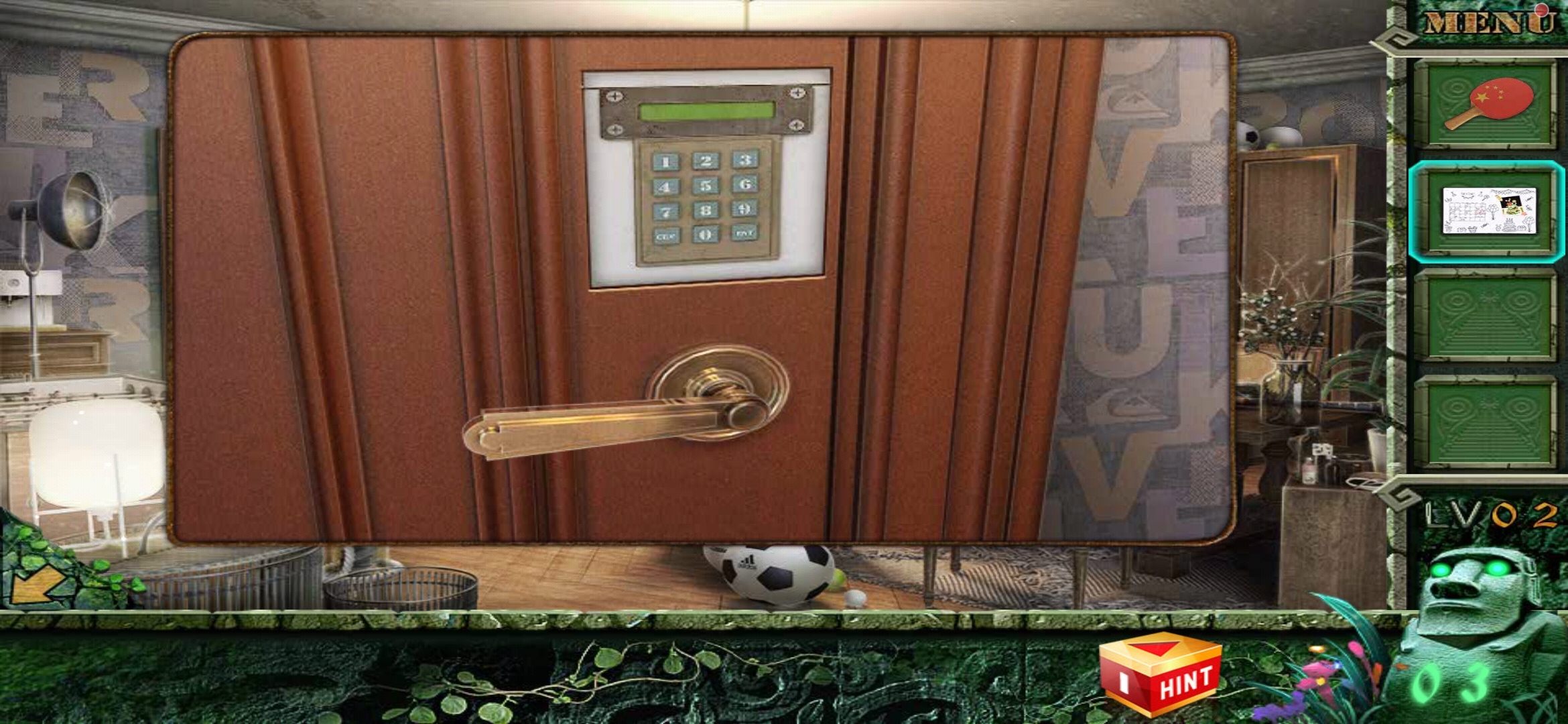 这个门的密码是什么呀？