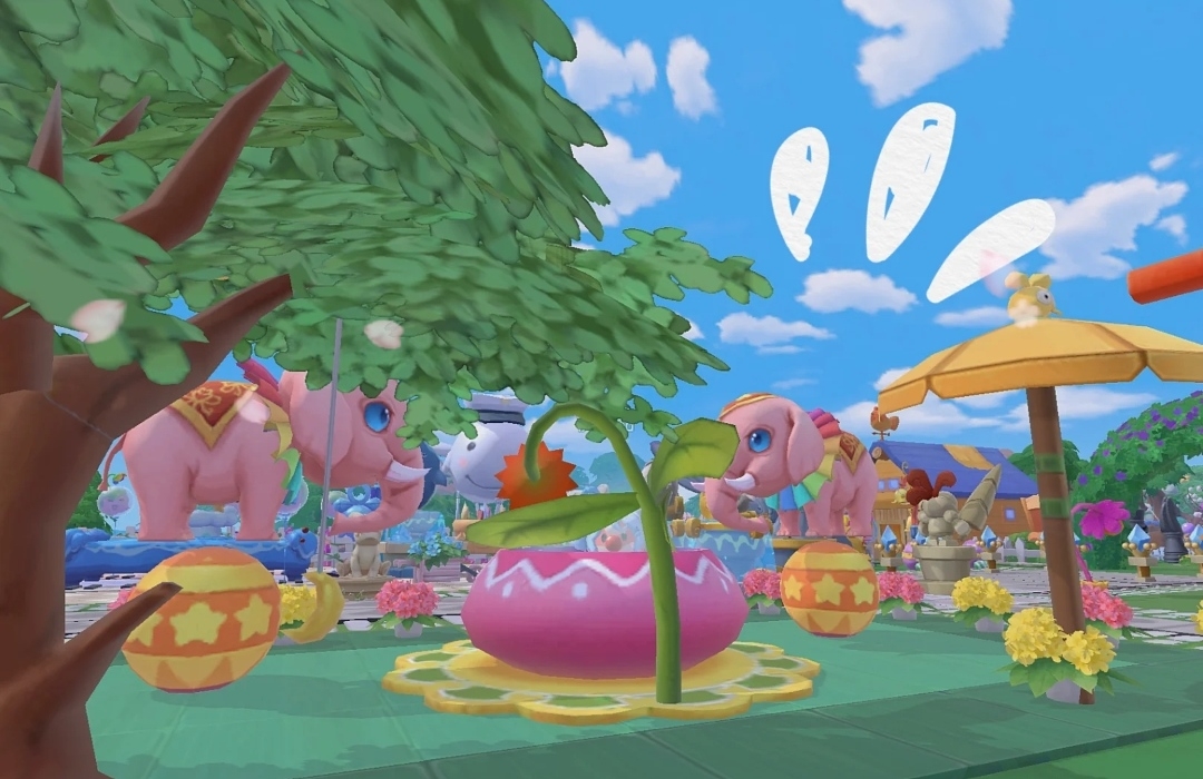 摩尔庄园东南亚风情场景设计图