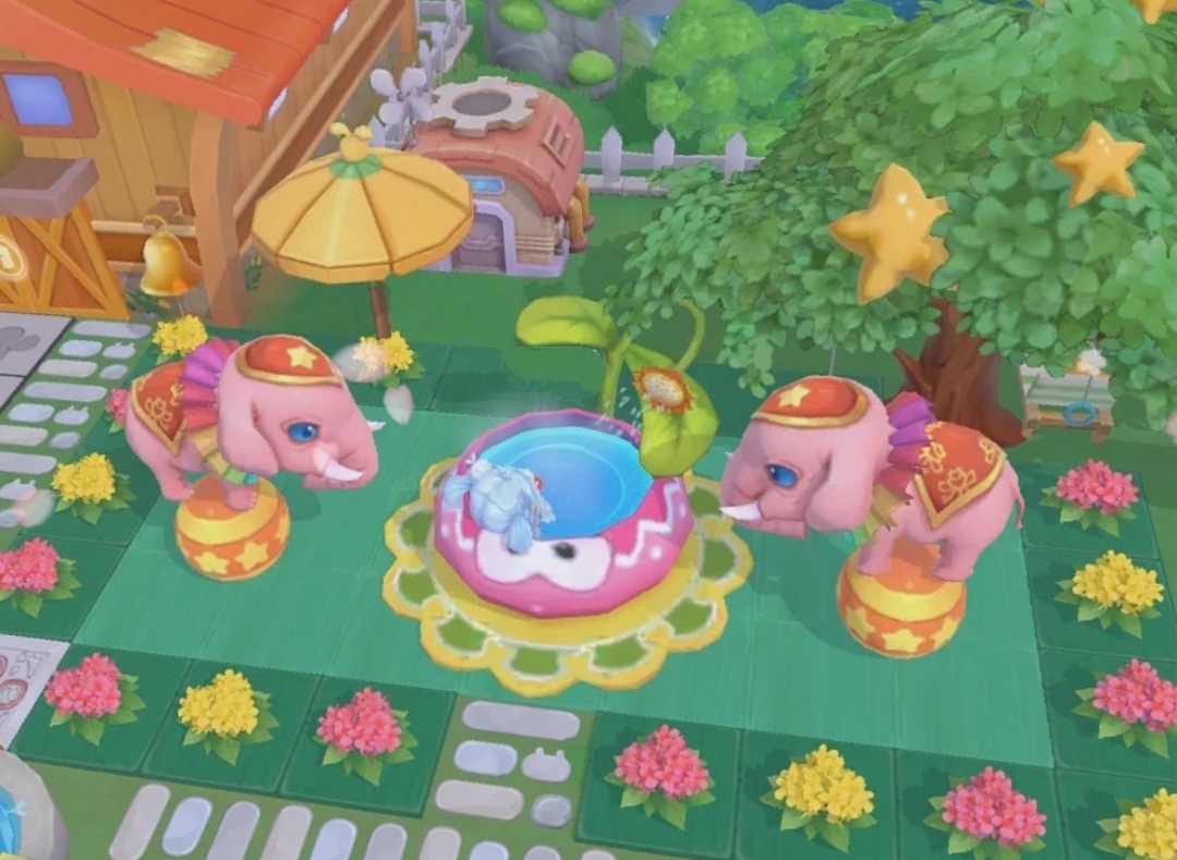 摩尔庄园东南亚风情场景设计图