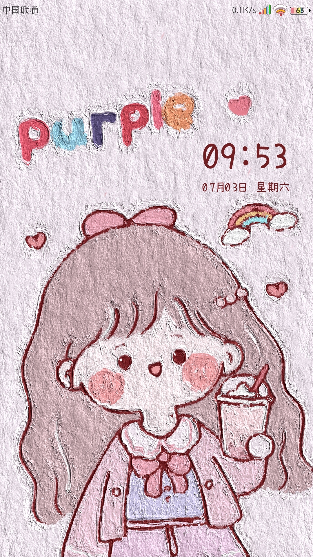 我的手机📱，主题壁纸➕回复过程