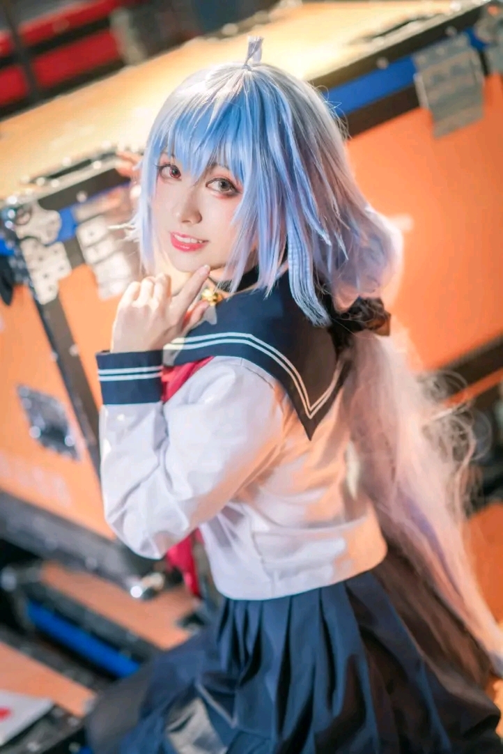 cosplay，碧蓝航线 尼古拉斯cosplay，黑丝小姐姐