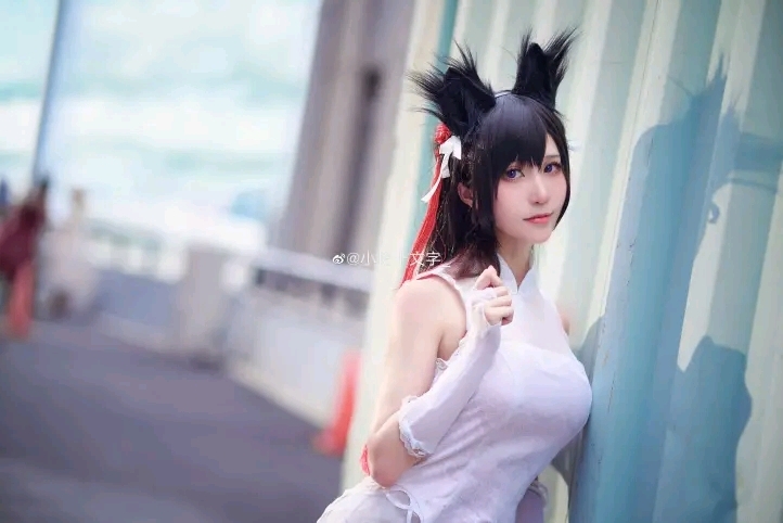 碧蓝航线cos：爱宕这个腿，我给满分