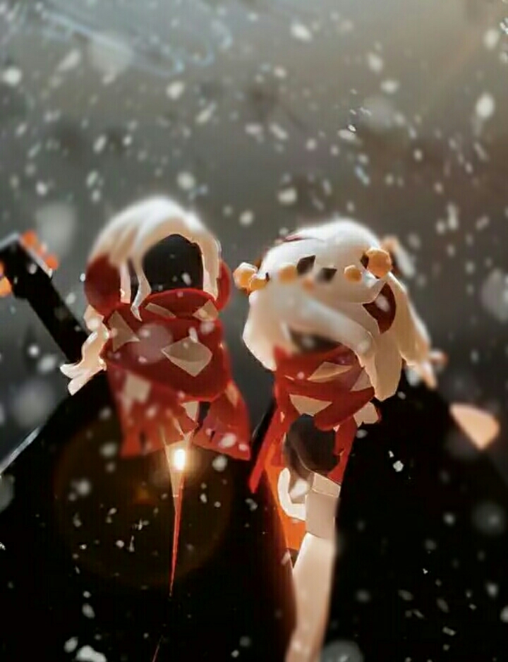 明年我们还一起看雪花❄️
