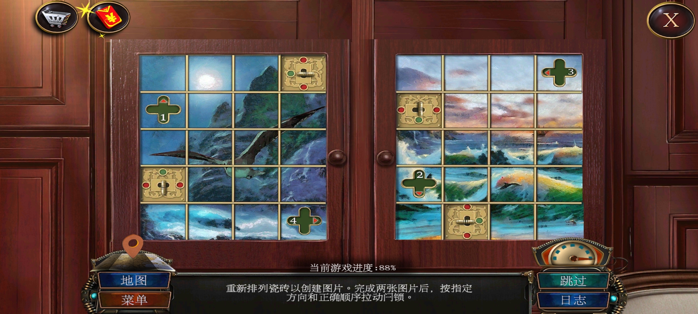 右边的拼图有拼完成的吗? - 密室逃脱19离奇失踪-小米游戏中心