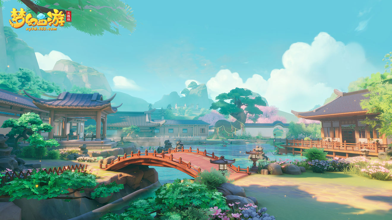 《梦幻西游三维版》家园玩法温馨上线,快来建造你的梦幻之家!