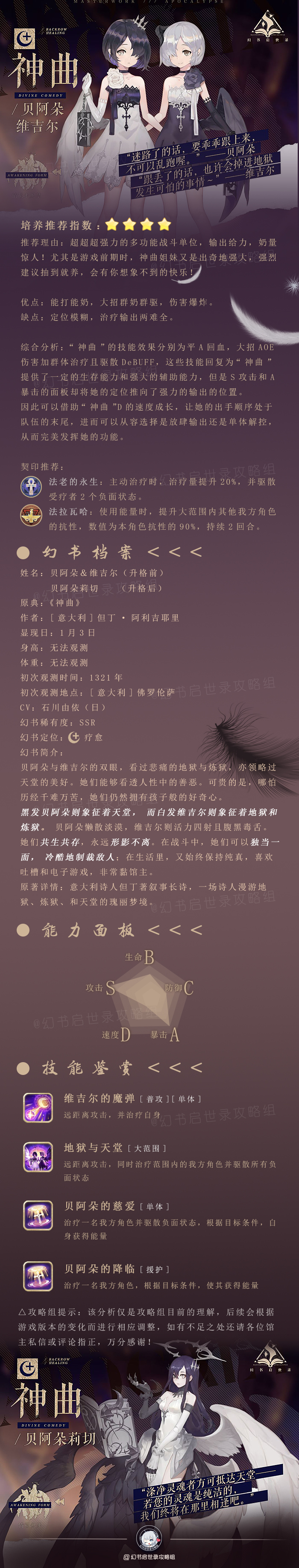 《幻书启世录》-神曲-双子攻略