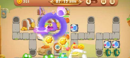 保卫萝卜3抢夺宝箱攻略 蓝莓勇夺5000金技巧解析