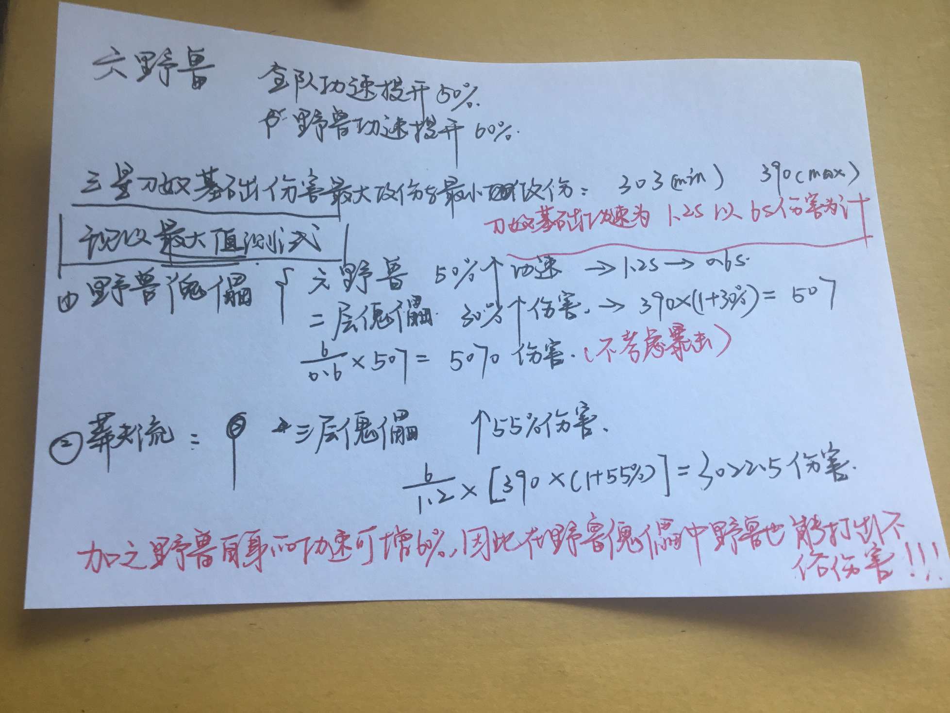 野兽傀儡的崛起之路（0725版本）