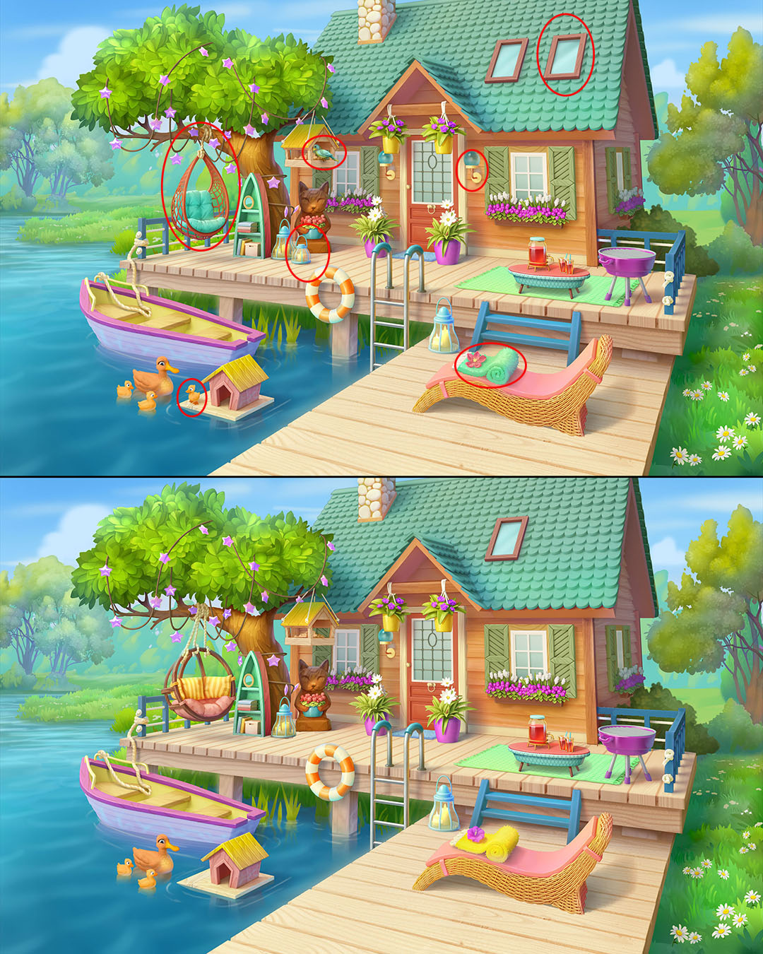 ﻿【开奖帖】湖畔小屋找不同，答对赢礼包+周边