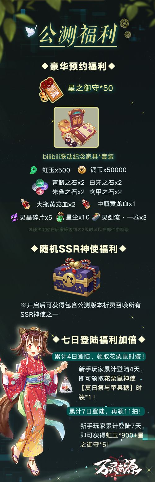 《万灵启源》公测福利活动正式公开！