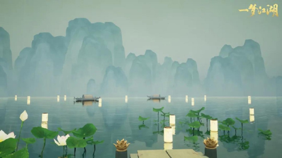江南可采莲 《一梦江湖》七夕侠缘新地图曝光