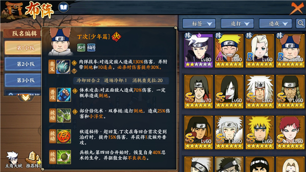   【忍者图鉴】丁次[少年篇]——全方面介绍