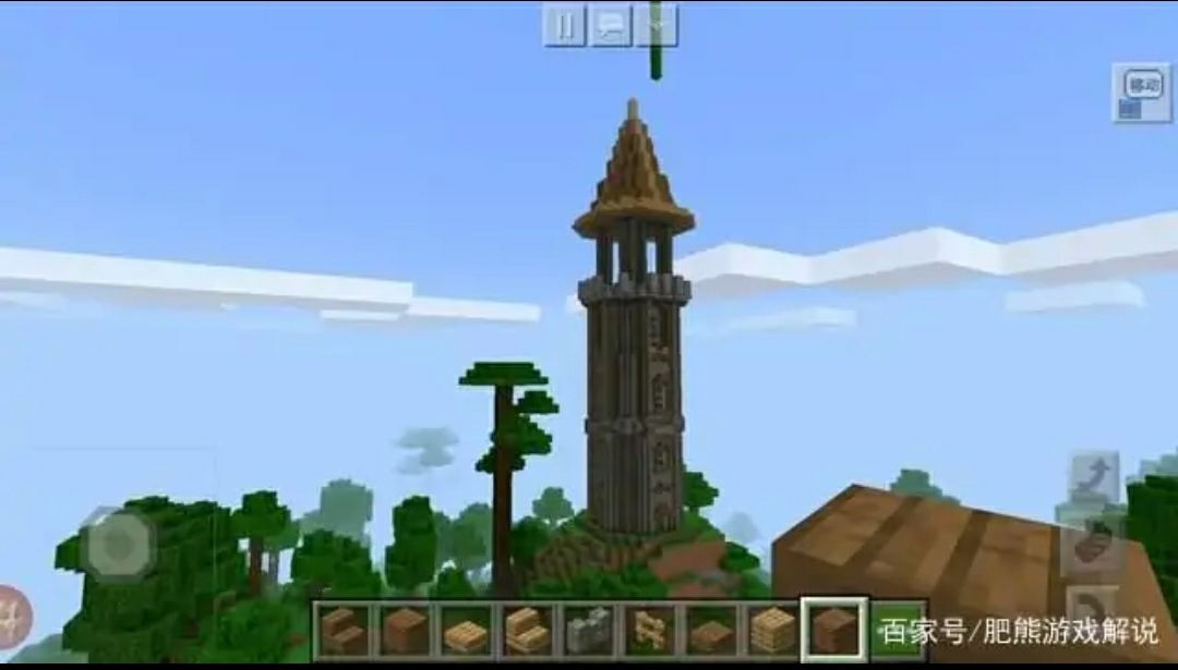 我的世界:高度超过云层的"瞭望塔"?外表很高端,操作很简单