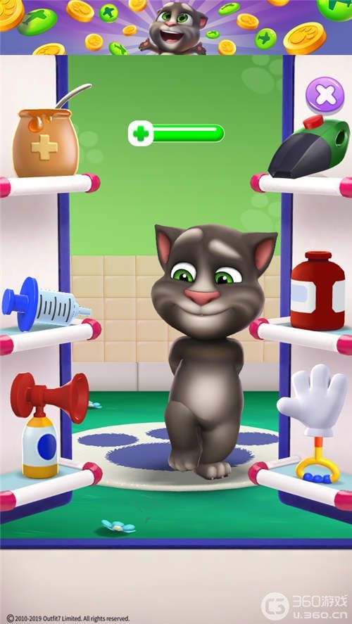 趣味的猫咪互动休闲游戏《我的汤姆猫2》