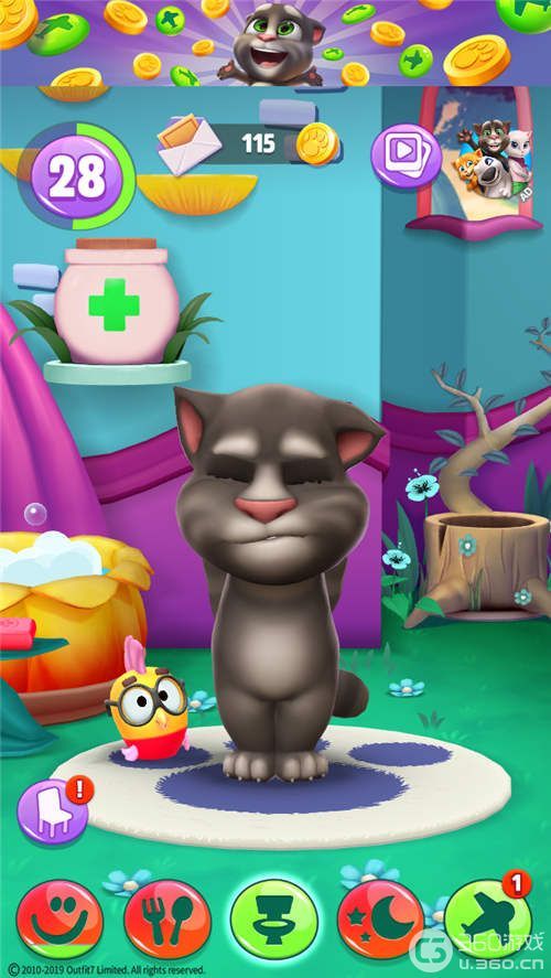 《我的汤姆猫2》突破了传统养成游戏的固有模式