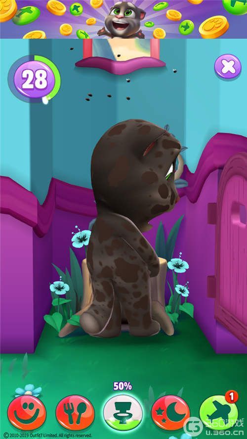 趣味的猫咪互动休闲游戏《我的汤姆猫2》