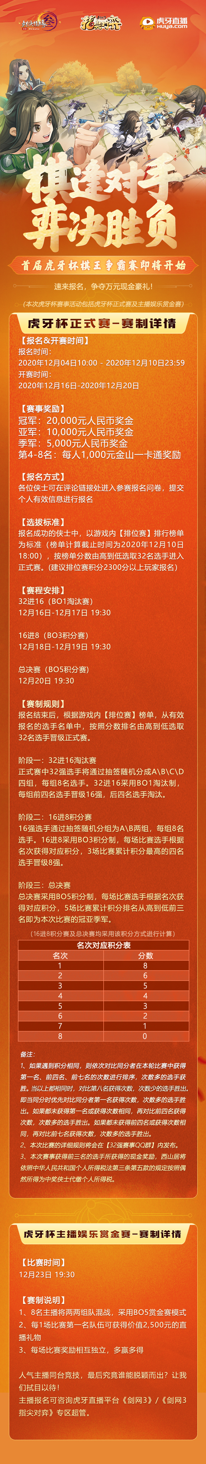 棋逢对手，弈决胜负！《剑网3指尖对弈》棋王争霸赛即将开启！