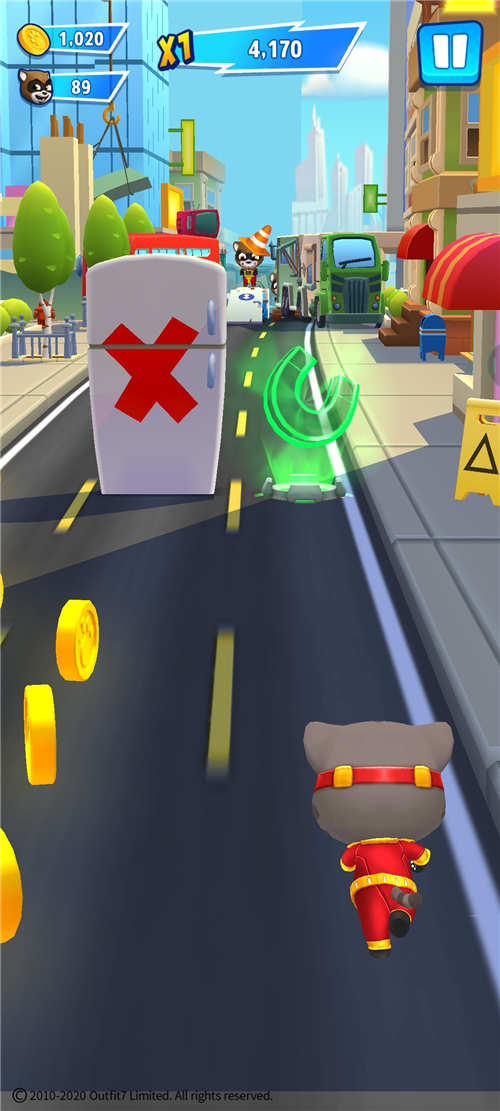 《汤姆猫英雄跑酷》获得高分技巧