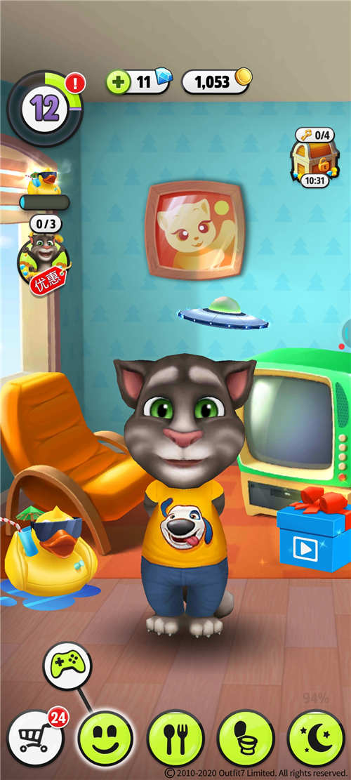 快来《我的汤姆猫》体验萌宠养成吧！