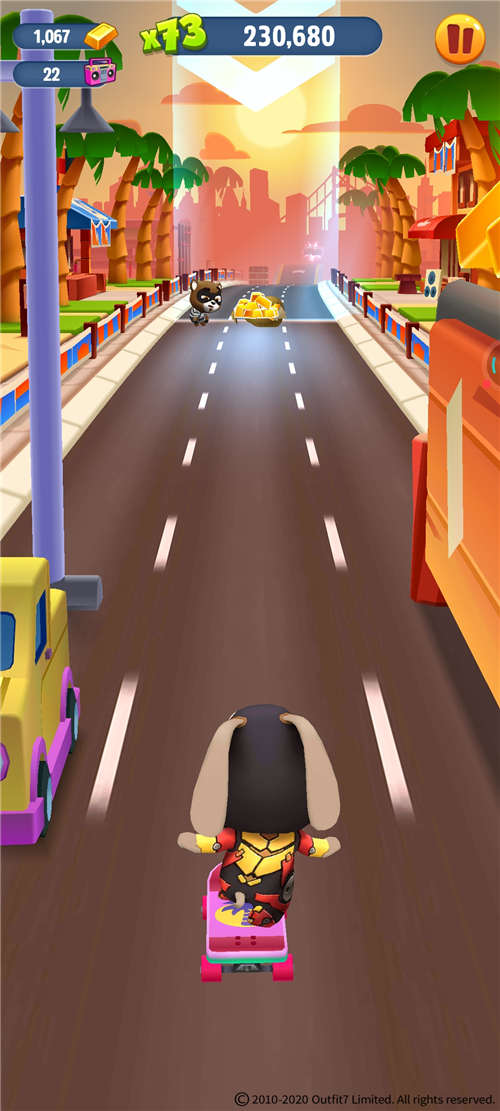 一款非常有趣的3D休闲竖屏跑酷游戏——《汤姆猫跑酷》