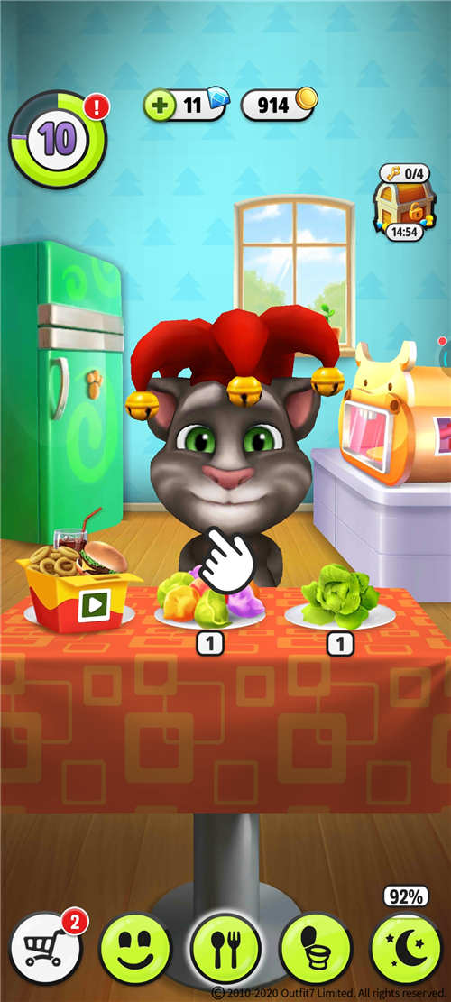 一款益智养成游戏《我的汤姆猫》