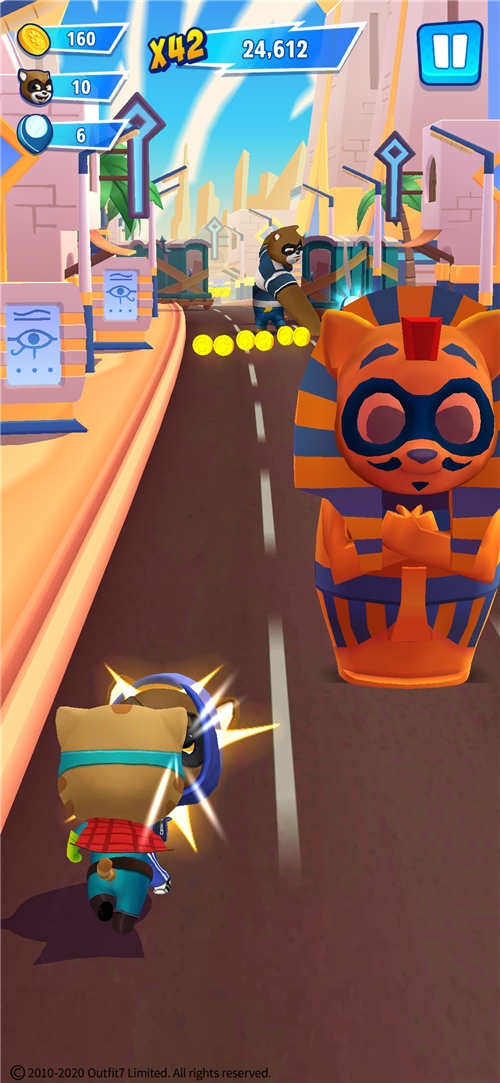 汤姆猫英雄跑酷古代遗迹场景解析