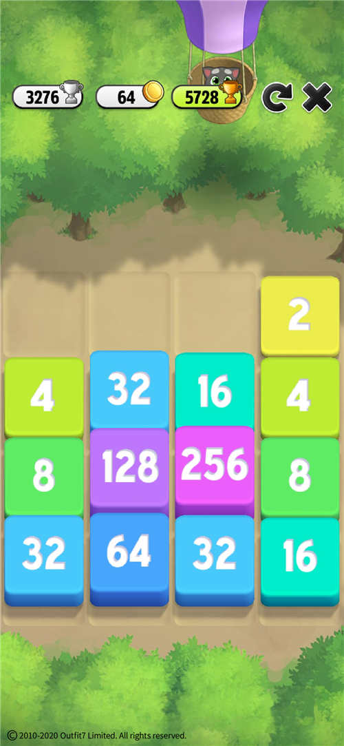 《我的汤姆猫》2048小游戏通关方法