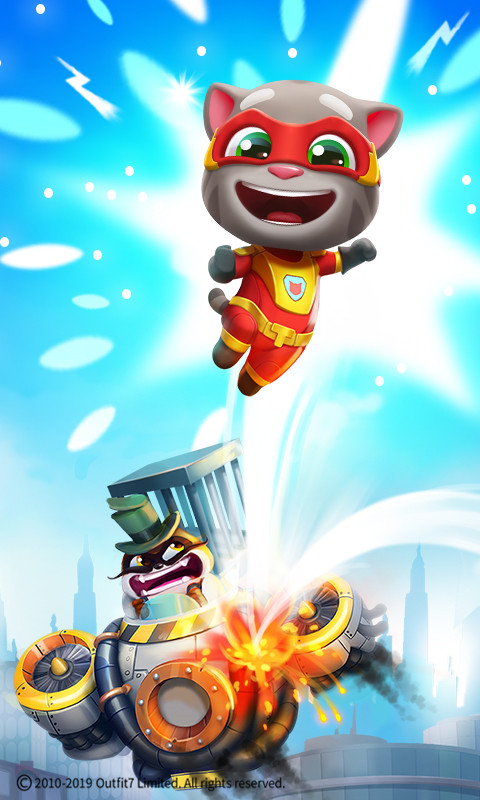 《汤姆猫炫跑》9月27日正式上线  化身超级英雄开启跑酷之旅