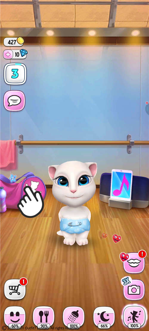 一款3D趣味休闲养成换装游戏——《我的安吉拉》