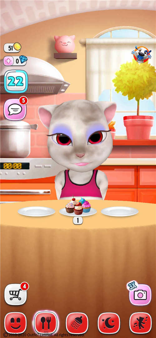 《我的安吉拉》中怎么买食物和升级窗户