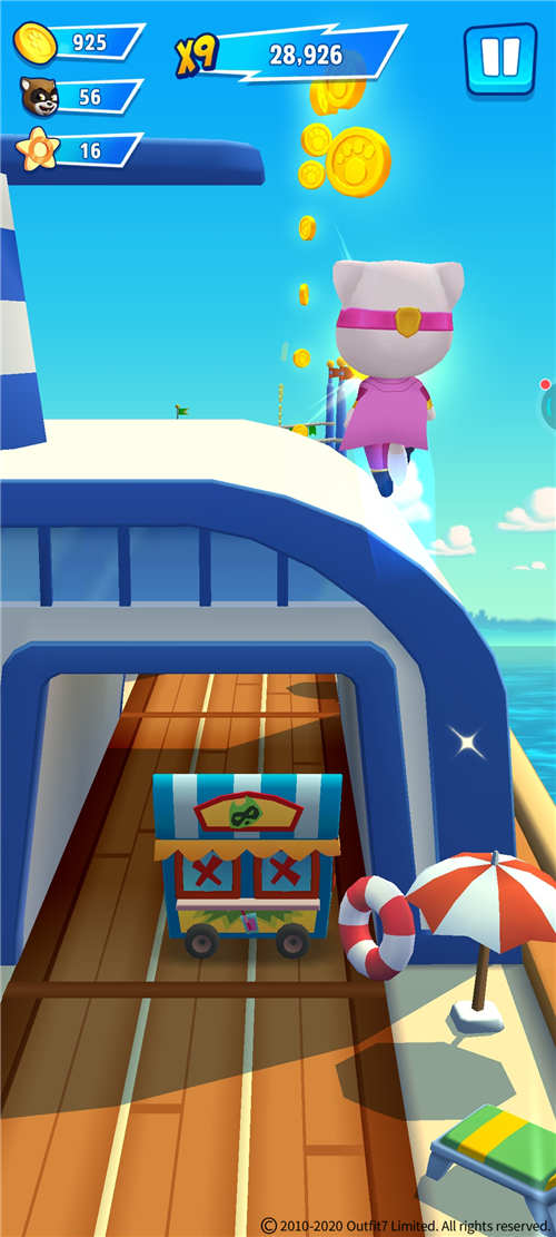 一款易上手的休闲跑酷游戏——《汤姆猫英雄跑酷》