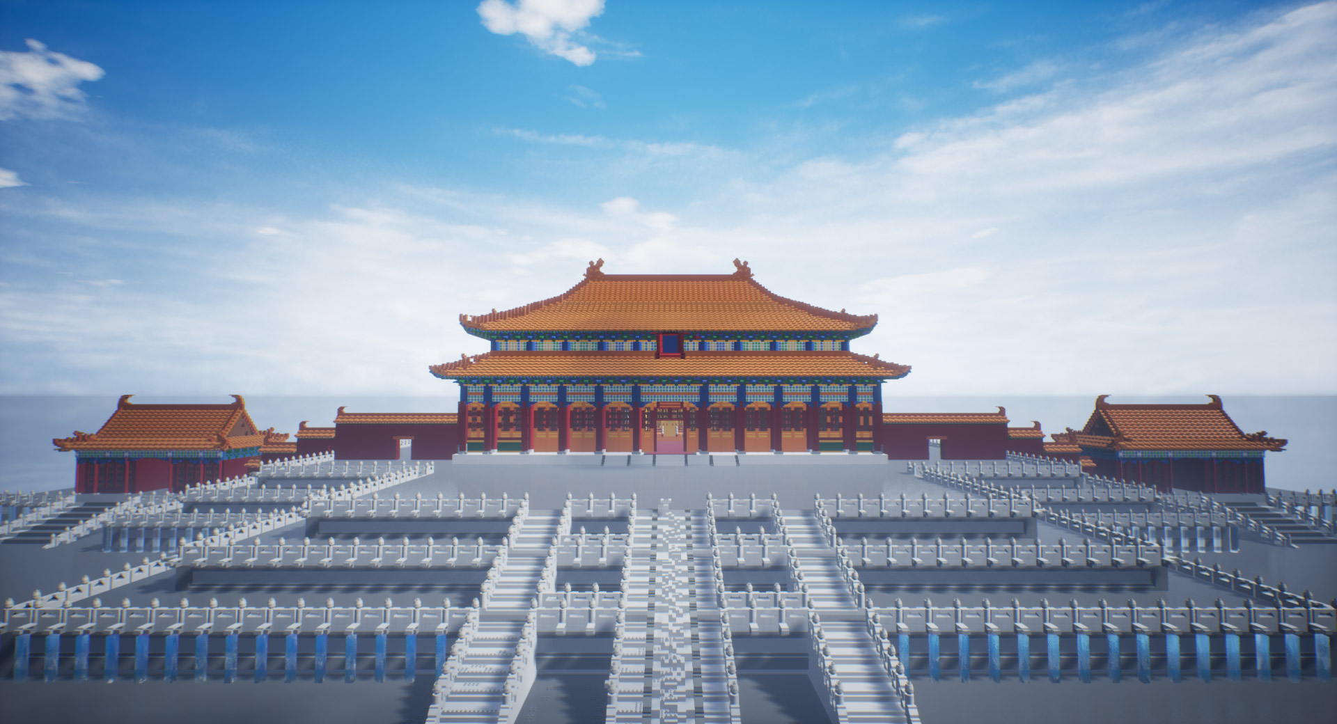 的,我先是在网上搜索了大量的北京太和殿实景图片和古代建筑书籍资料