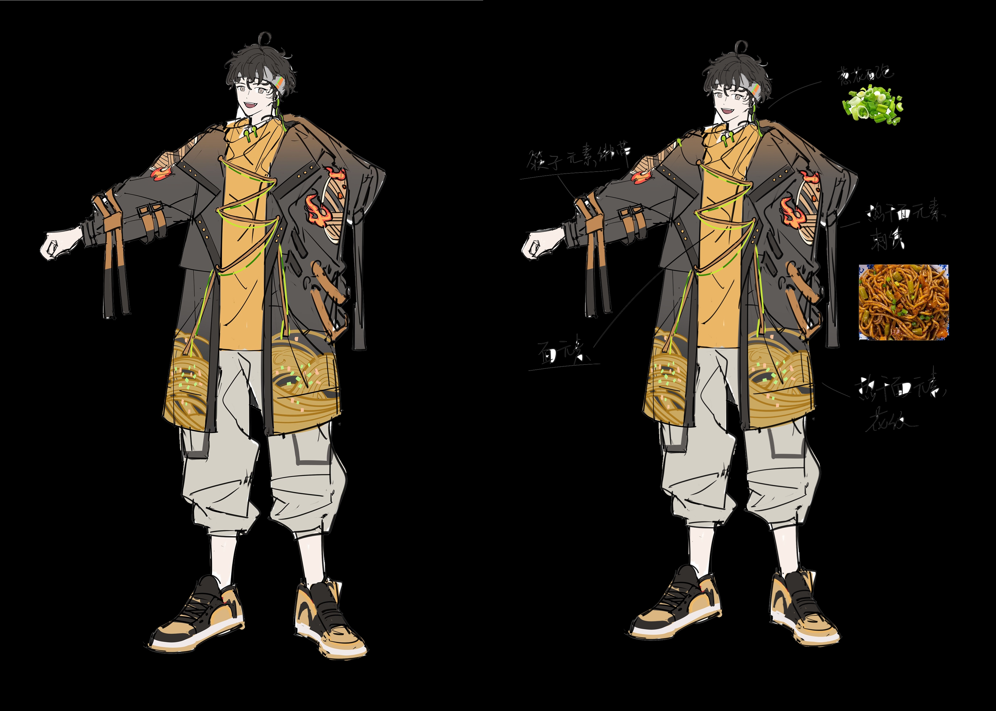 "热干面"食魂公益共创计划将武汉人对于家乡美食的热爱以拟人的方式
