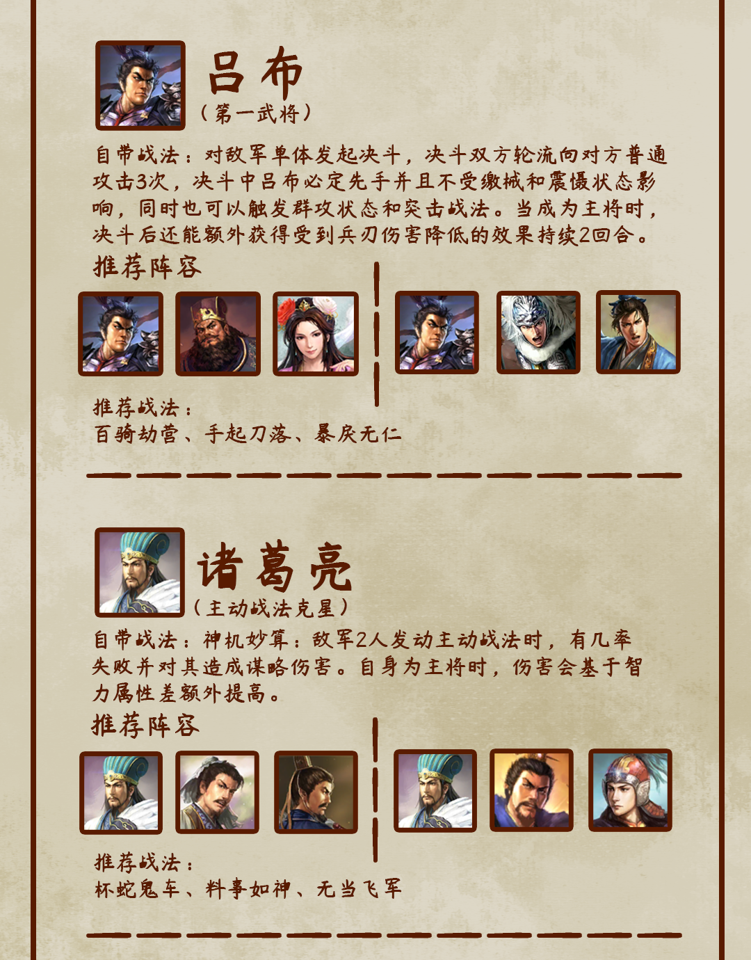 《三国志·战略版》五大神将一览