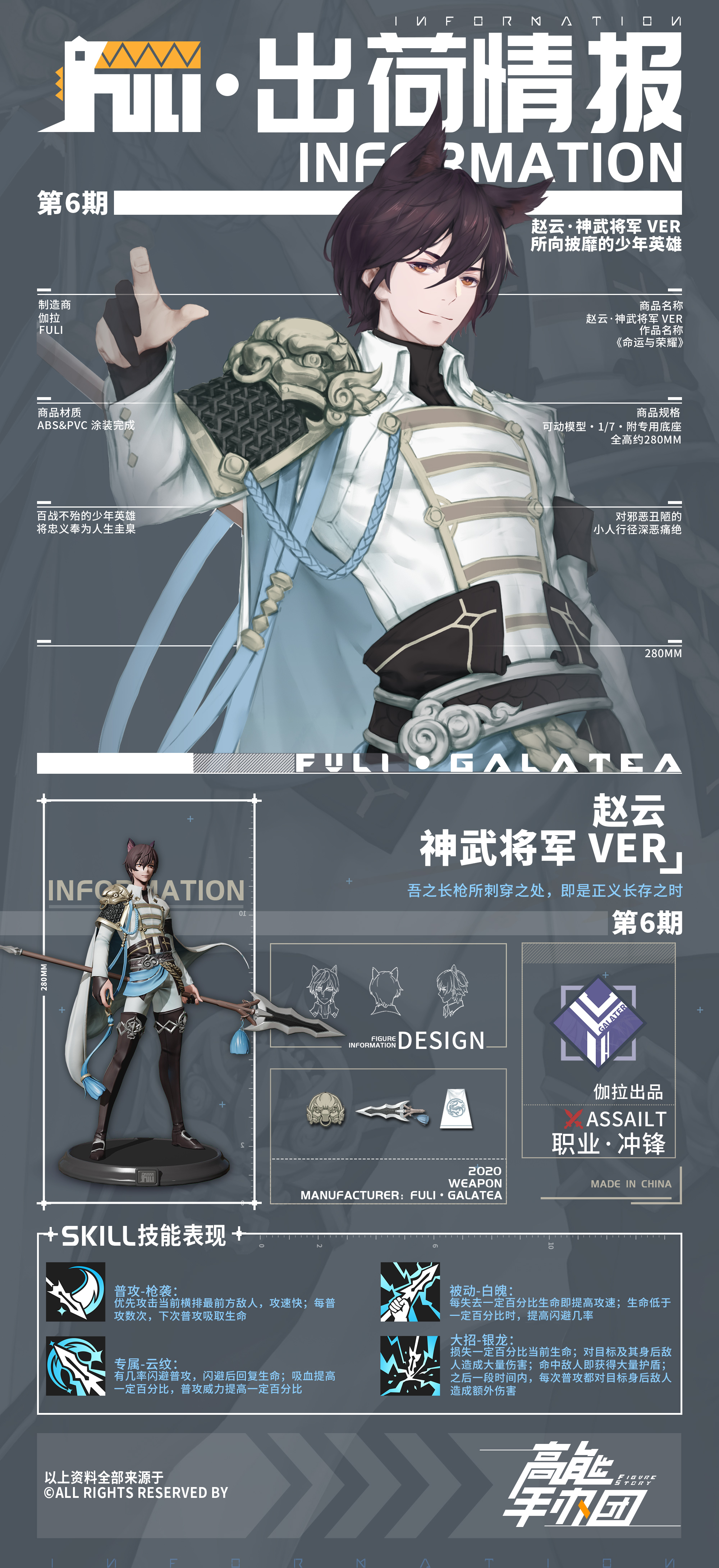 【出荷情报】第六期：神武将军-赵云