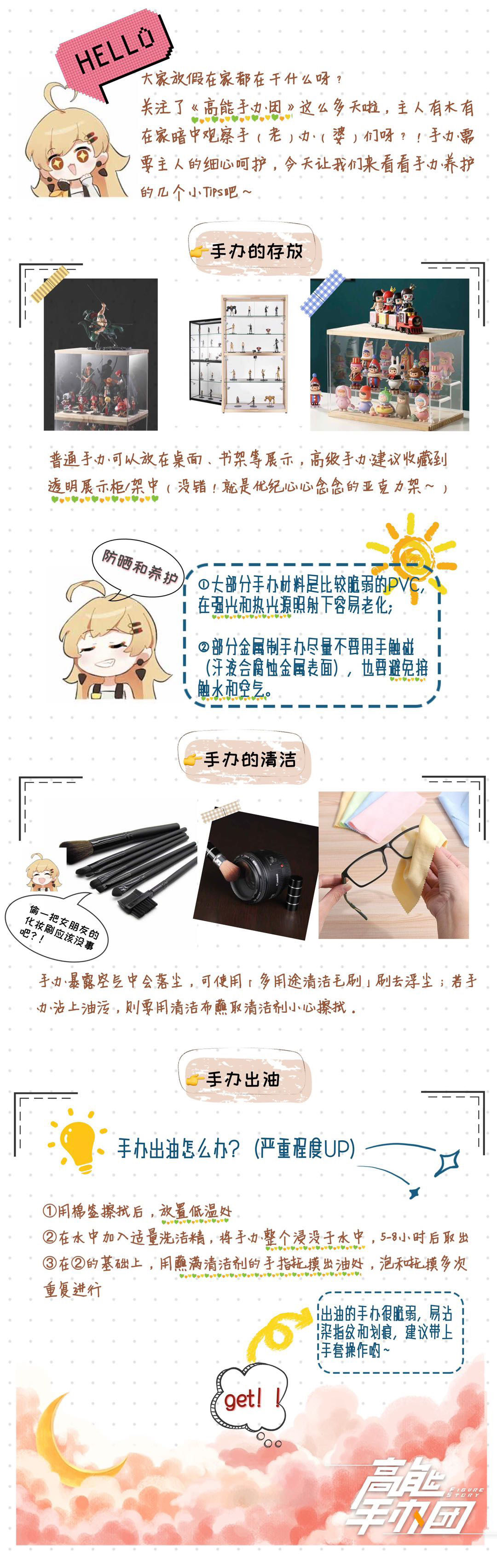【高能科普】——手办养护