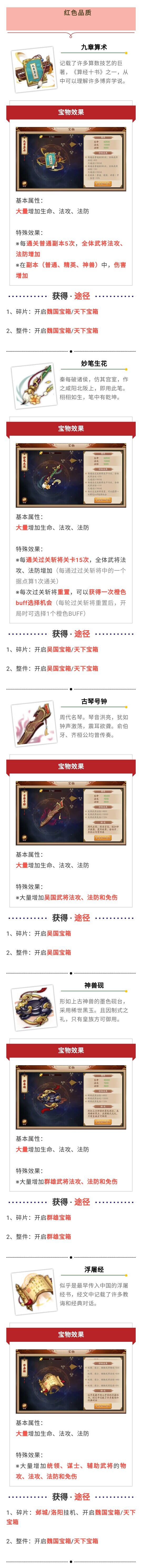 珍宝收集大全第一期！小小宝物竟能带来如此多的增益！