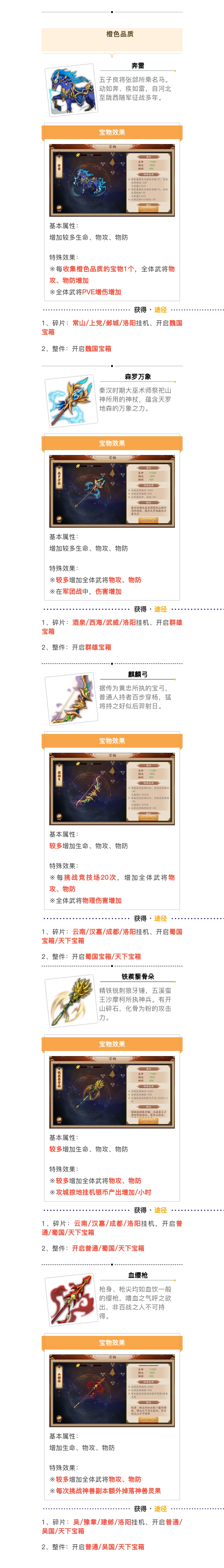 珍宝收集大全第三期！论武力，当然是要攻防一体！
