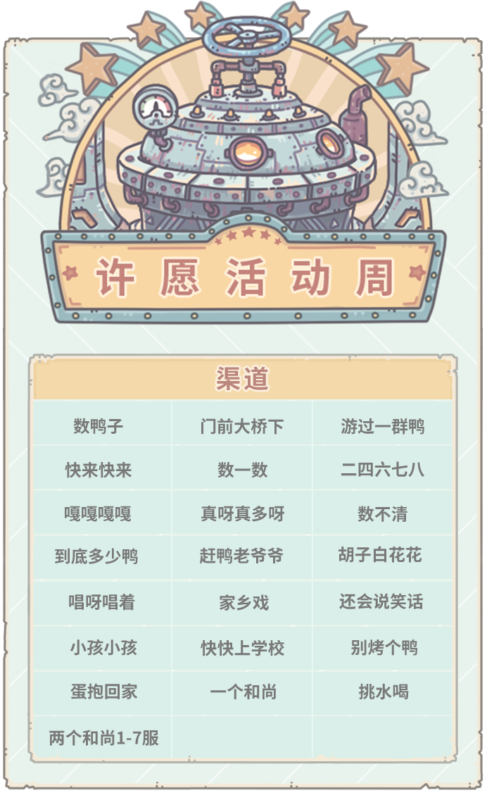 【活动预告】0319活动预告，大祈愿之阵开启！