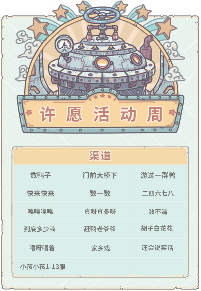 【活动预告】本期活动|1204活动预告，大祈愿之阵开启！